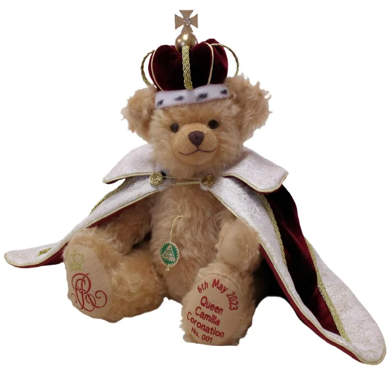 Queen Camilla Coronation Teddy Bear by Hermann Spielwaren - 36cm