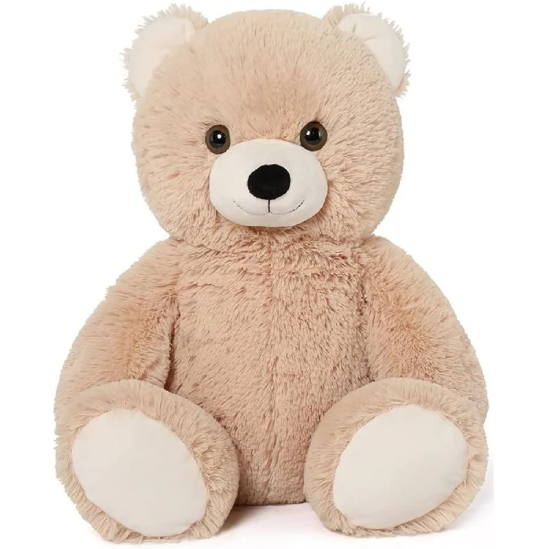 Teddy Bear Stuffed Toy, Light Brown/White, 18 Inches