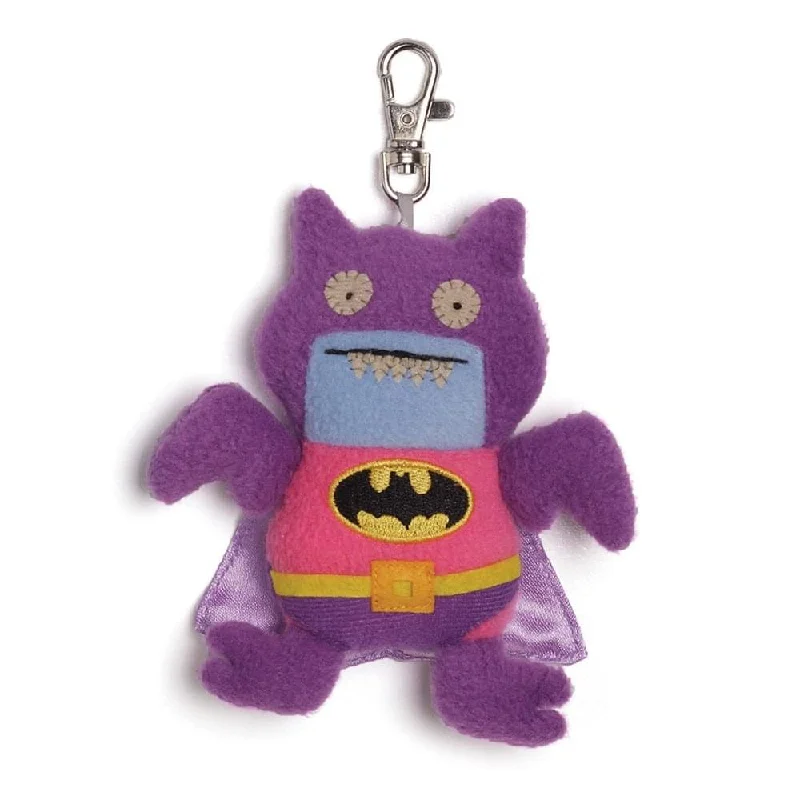 Ugly Dolls DC Comics 4" Plush Clip-On: Pink/Purple Ice-Bat Batman