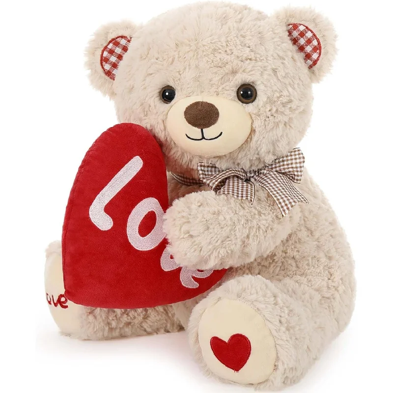 Valentine's Teddy Bear Stuffed Toy, 14 Inches